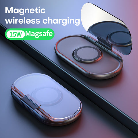 15W Qi Fast Wireless Magnetic Charger Stand