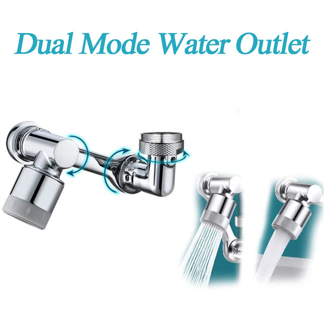 1080° Universal Faucet Extenders Aerator Washbasin Tap Extension