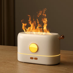 3 Colors Flame Humidifier Lamp Air Essential Oil Diffuser